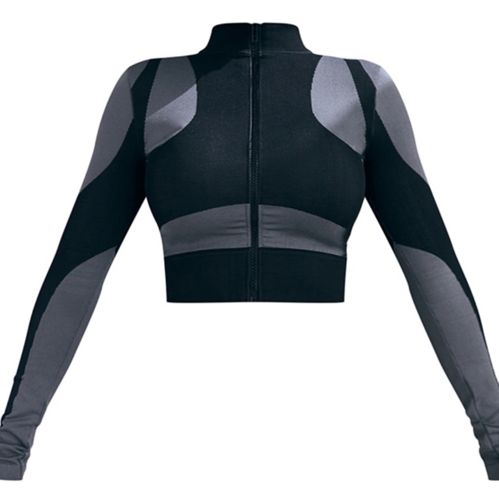 PLT Black and Gray Long Sleeve Activewear - Picture 2 of 3